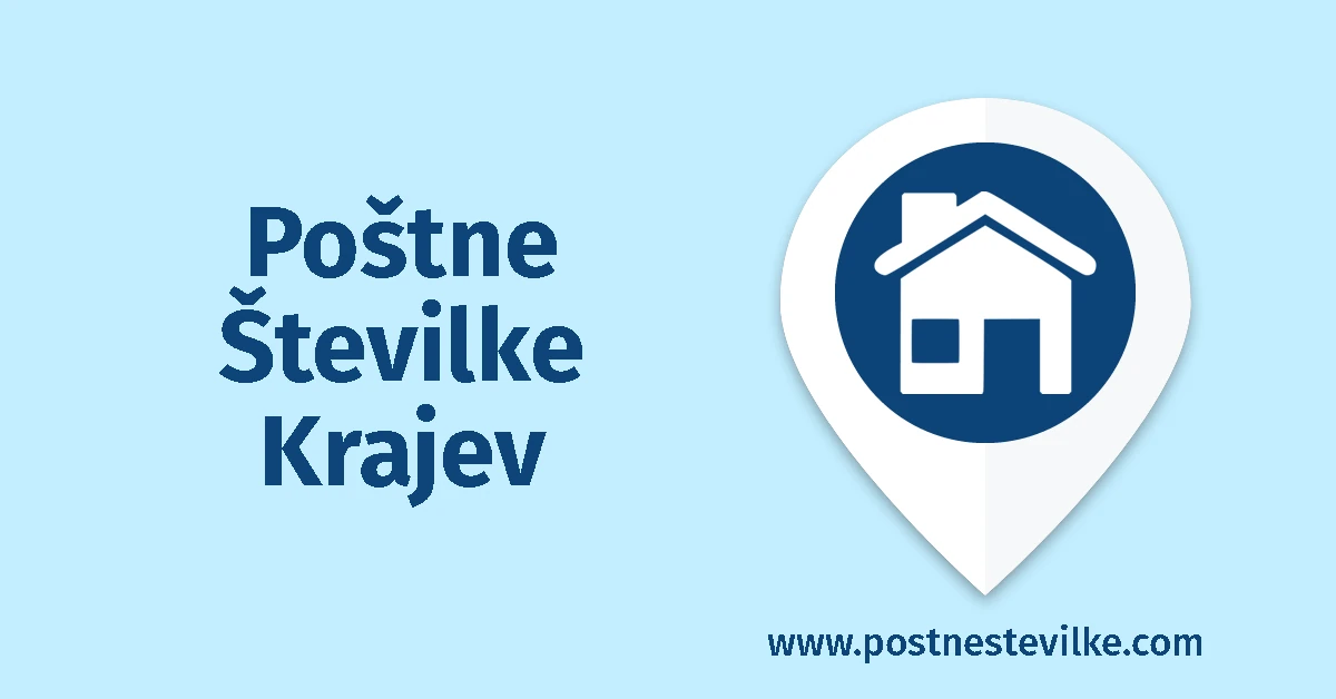 Poštne Številke Krajev