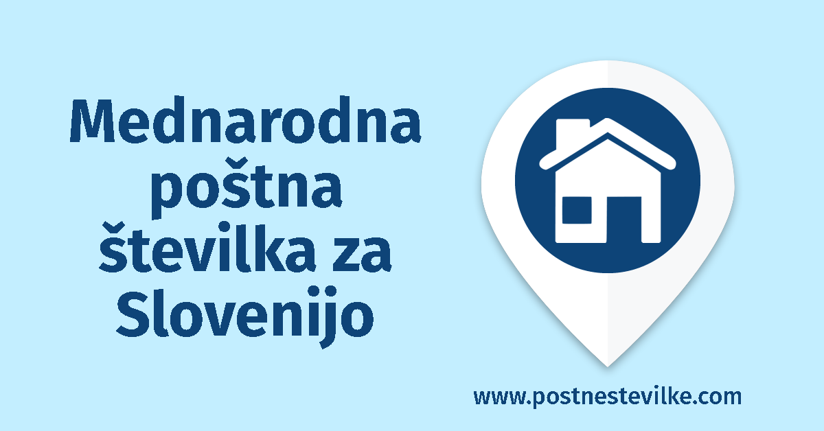 Mednarodna poštna številka za Slovenijo