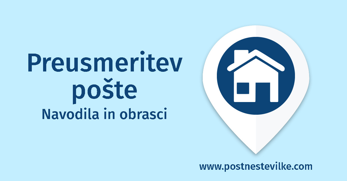 Preusmeritev pošte